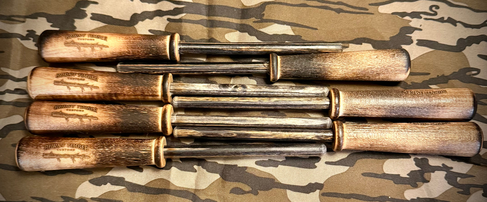 Burnt Timber Customs Maple/ Charcoal Dymondwood Turkey Pot Call Striker