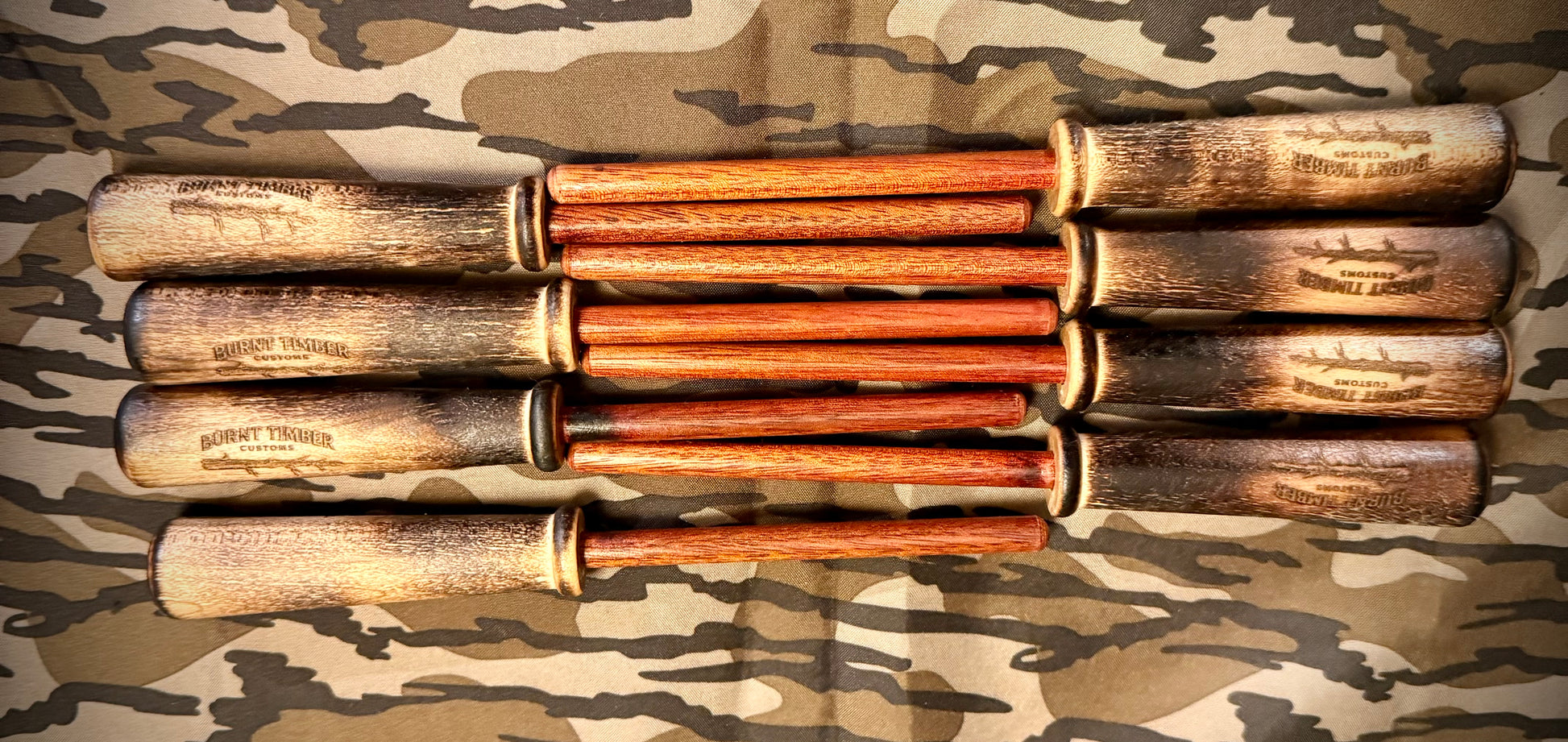 Burnt Timber Customs Maple/Bloodwood Turkey Pot Call Strikers