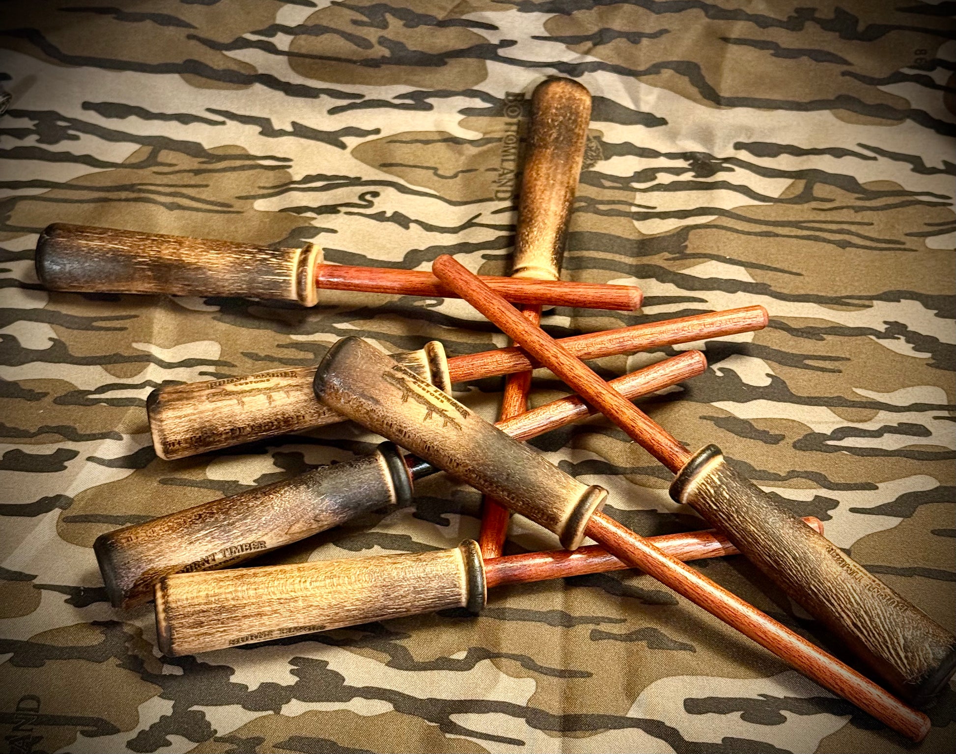 Burnt Timber Customs Maple/Bloodwood Turkey Pot Call Strikers