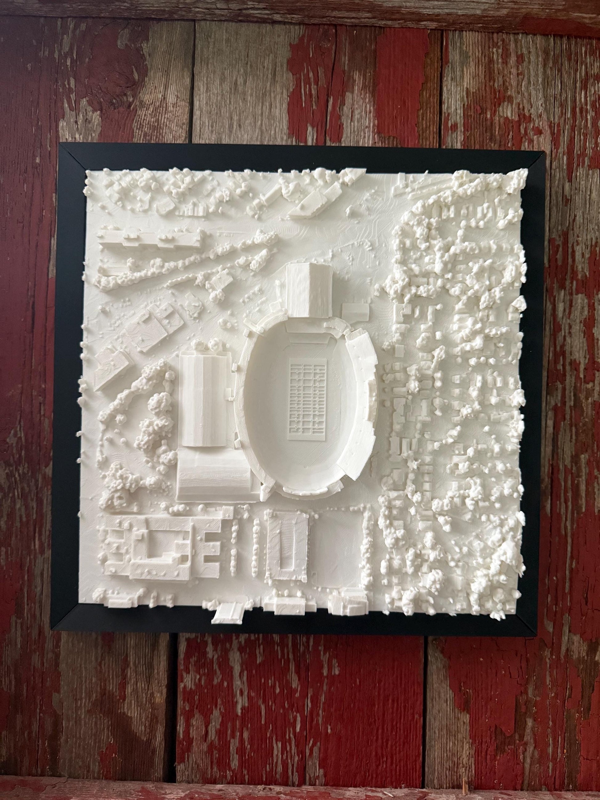 Wisconsin Badgers Camp Randall 3D Stadium Map