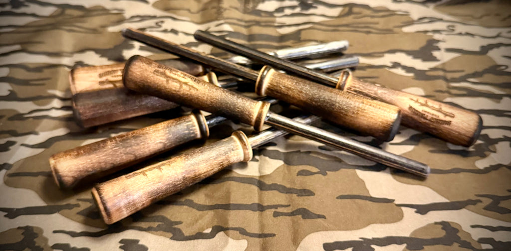 Burnt Timber Customs Maple/ Charcoal Dymondwood Turkey Pot Call Striker