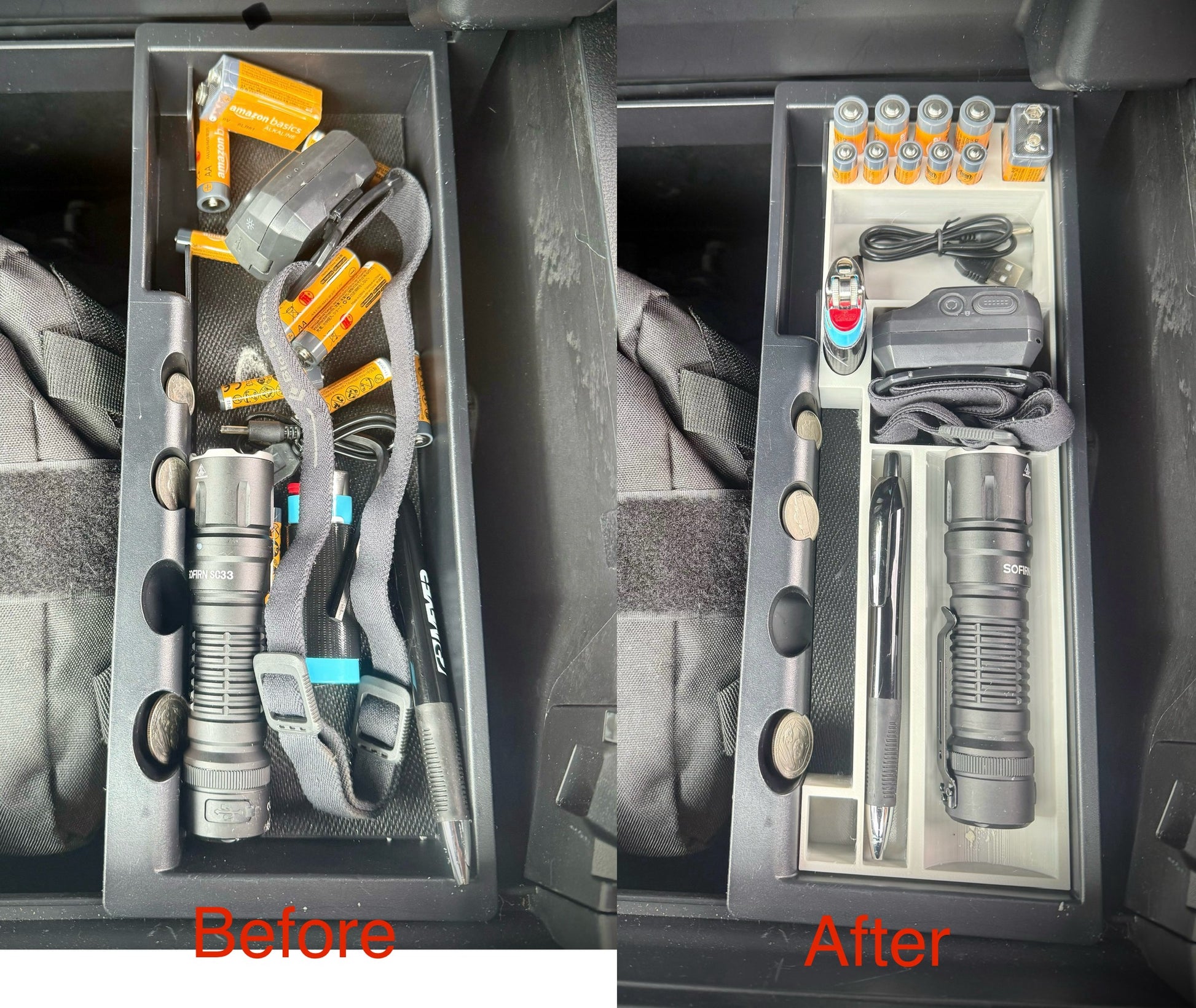 F Series Truck Center Console Organizer