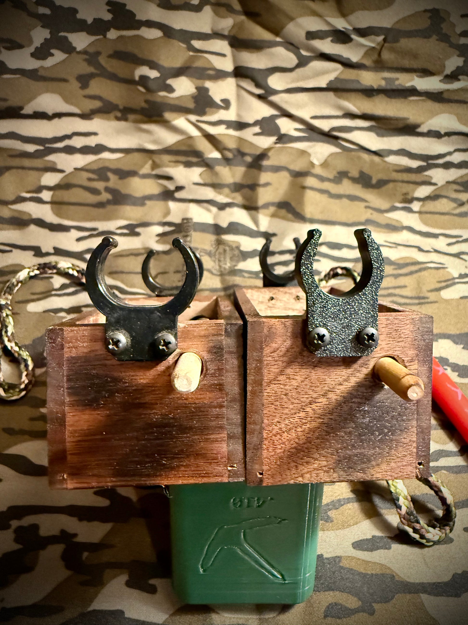Burnt Timber Customs Gun Mounted Push Button Turkey Call (410 Compatible)