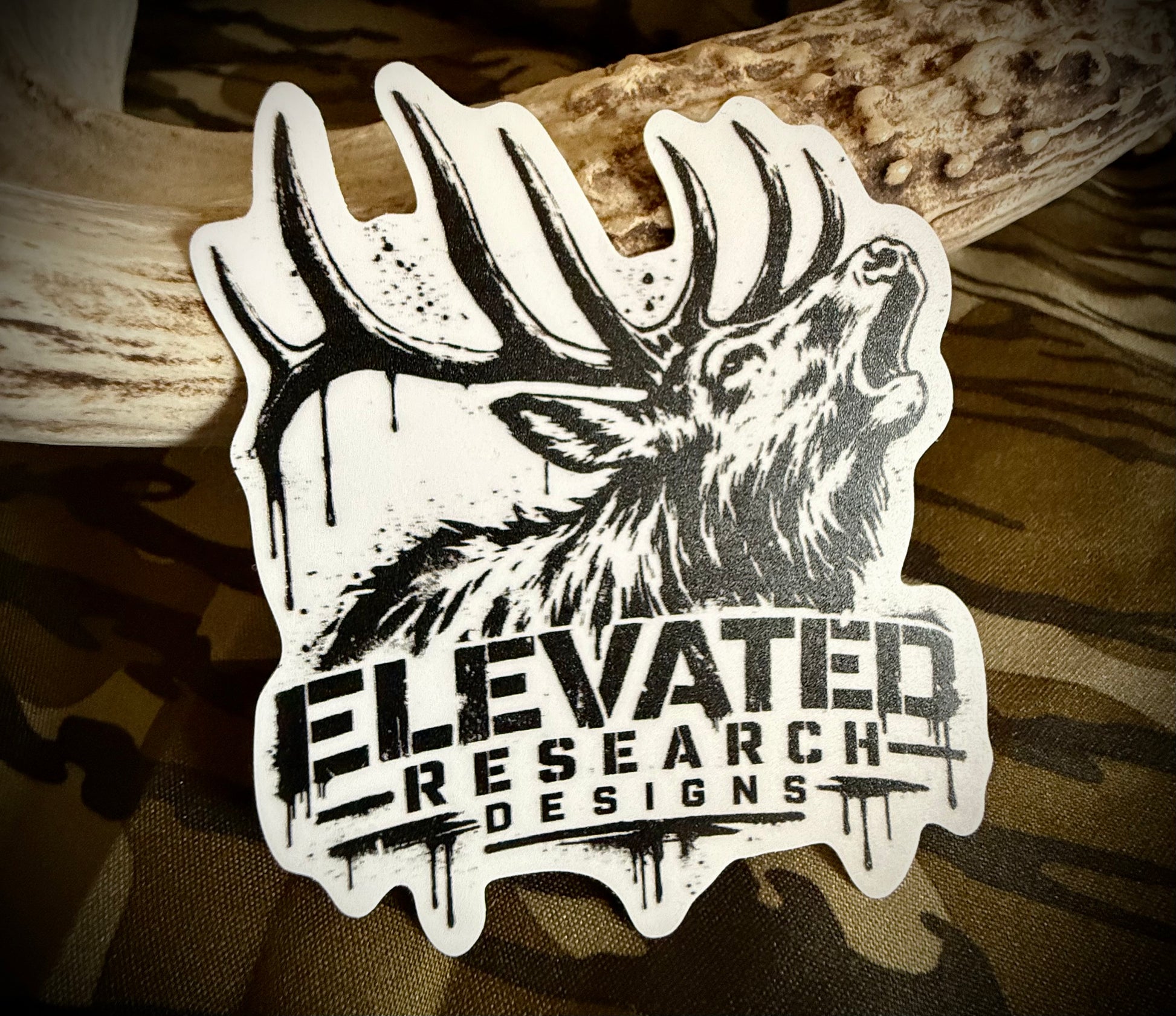 Graffiti Elk Decal