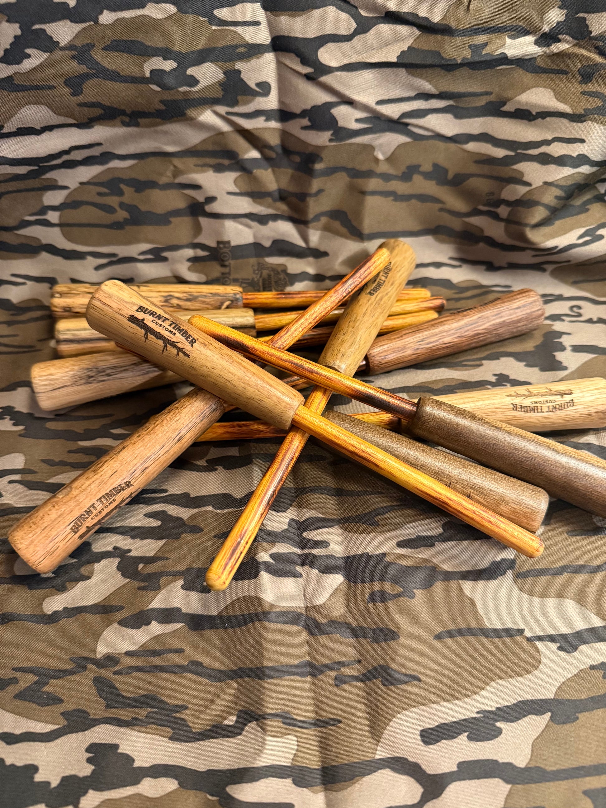 Burnt Timber Customs Wormy Persimmon / Flamed Osage Orange Striker